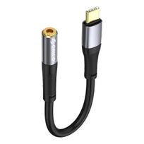 Garso kabelis-adapteris Orico AXC-02 USB-C – 3,5 mm jack 20 cm – juodas