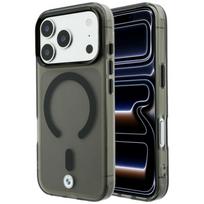 Dėklas BMW M IML Frosted Metal Logo & Trims MagSafe, skirtas iPhone 18 Pro / 17 Pro - Juodas