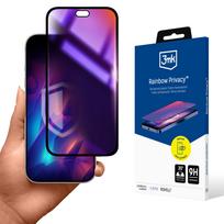Grūdintas apsauginis stiklas su privatumo filtru 3mk Rainbow Privacy™ telefonui iPhone 18 Pro