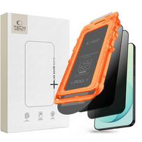 Apsauginis stiklas Tech-Protect Quick Set Spy+ Galaxy S26 FE, privatizuojantis, 2 vnt.