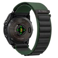Dirželis Tech-Protect Nylon Pro Garmin Fenix 5X / 5X Plus / 6X / 6X Pro / 7X / 8 / 8 Pro / 9 / 9 Pro (51 mm), žalias/juodas