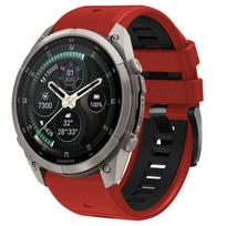 Dirželis Tech-Protect IconBand Pro Garmin Fenix 5X / 5X Plus / 6X / 6X Pro / 7X / 8 / 8 Pro / 9 / 9 Pro (47 mm), raudonas / juodas