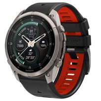 Dirželis Tech-Protect IconBand Pro Garmin Fenix 5X / 5X Plus / 6X / 6X Pro / 7X / 8 / 8 Pro / 9 / 9 Pro (51 mm), juodas / raudonas