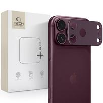 Kameros apsauginis stiklas Tech-Protect Camalloy Fit+ iPhone 18 Pro Max, bordo