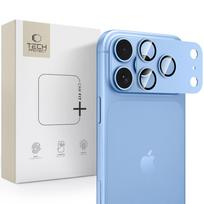 Kameros objektyvų apsaugų rinkinys Tech-Protect Camfull Fit+ iPhone 18 Pro Max, šviesiai mėlynas
