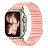 Dirželis Tech-Protect NylonLoop Apple Watch 8 / 9 / 10 / 11 / 12 / SE (40 / 41 / 42 mm), šviesiai rožinis