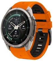 Oranžinė / juoda apyrankė Garmin Fenix 5X / 5X Plus / 6X / 6X Pro / 7X / 8 / 8 Pro / 9 / 9 Pro (51 mm) "Tech-Protect Iconband Pr