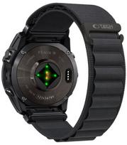 Juoda apyrankė Garmin Fenix 5X / 5X Plus / 6X / 6X Pro / 7X / 8 / 8 Pro / 9 / 9 Pro (51 mm) "Tech-Protect Nylon Pro"