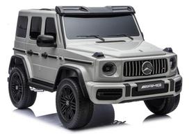 Mercedes G63 XXL DK-G63 24V baterijomis varomas automobilis – šviesiai pilka - uniwersalny