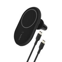 MagSafe automatinis įkroviklis - Belkin - 10W - Tinkamo prietaiso laikiklis - USB-C kabelis - Juodas