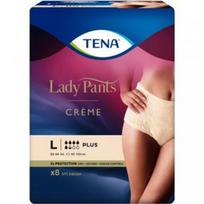 Sauskelnės-kelnaitės moterims Tena Lady Pants Plus Creme L, 8 vnt.