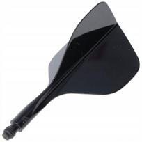 Condor Axe 120 Tri-skrzydžių kotai + Dart strėlyčių plunksnos Standard Black Long