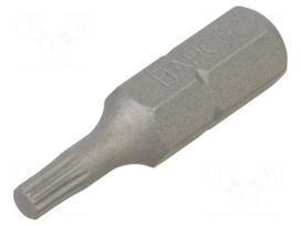 Screwdriver bit: spline (12-angles) | XZN M3 | 1/4" | 10pcs.