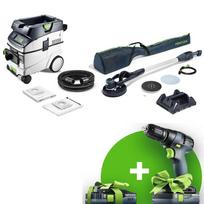 Sienų ir lubų šlifuoklio (žirafos) bei siurblio rinkinys FESTOOL LHS-E 225/CTM 36-Set PLANEX easy 578418