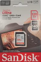 Memory card Sandisk Ultra SDXC 128GB