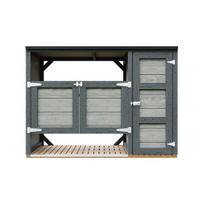 Šiukšlių konteinerio stoginė 2x240L- TIMBELA M981A-TUNDRA CAVERN