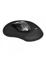 PORT CONNECT Ergonomic Mouse Pad | 200 x 230 x 20 mm | Black