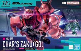 Gundam Hg 1/144 Char's Zaku (gq) modelio rinkinys