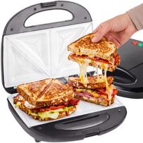 Virtuvės elektros prietaisai ir įranga // Skrudintuvai // Opiekacz do kanapek toster ceramiczny do chrupiących tostów sandwich 750 w er1223