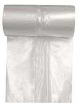 Multi Šiukšlių maišas 40 l, P500 x A700 mm, 15 my LDPE, su užlenkimu, kompaktiškas, skaidrus, 50 vnt. x 1 vnt./ritinyje – (50 vnt.)