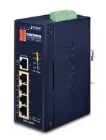 PLANET ISW-504PT tinklo komutatorius Ne-valdomas L2 Fast Ethernet (10/100) Maitinimas per Eternetą (PoE) Juoda
