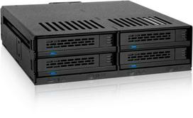 Icydock Icy Dock MB324SP-1B korpusas kietiesiems diskams HDD/SSD Black 2.5"