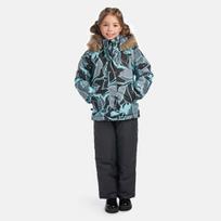 Huppa Žieminis komplektas mergaitėms MARVEL, ice blue pattern/ dark gray, 116