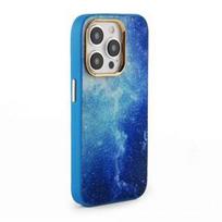 iLike    Apple    iPhone 15 Pro Max Print Desire Customized Diamonds Case    Blue