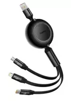 Baseus Bright Mirror 3 USB-C-Micro USB - Lightning Cable 66W 1.1m