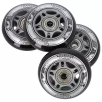 PU 70x24 82 A SCHWARZ (4 St.) + ABEC-9 (8 St.) SET NILS EXTREME