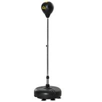 Mušimo kamuolio rinkinys su stovu, reguliuojamas 133-151 cm, juodas