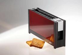 Ritter volcano 5 Slice Toaster with Glass Fronts Red