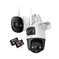 Rinkinys 2 IP kamerų Imou bullet 3 5MP ir Cruiser Dual 10MP su 32GB atminties kortelėmis