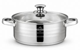 Puodas Swiss Haus Montreaux SH-NC24LP, Ø24 cm, 4.5 l, sidabro sp.