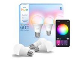 PHILIPS Hue Essential A60 Intelligent E27 8W - 3 pieces.