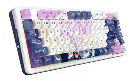 ReDragon K681 Dragon Growl wireless mechanical gaming keyboard, purple backlit