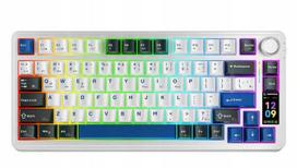 RAMPAGE Quell Pro Leobog Star Vector wireless mechanical gaming keyboard, backlit, white