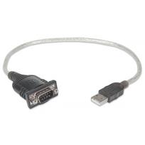 USB to RS232/DB9 M/M Converter on a 45cm Cable, PL2303