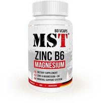 MST Cinkas + Magnesium + B6 60 veganiškų kapsulių