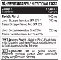 Omega-3 kapsulės MST Omega 3 Selected 120 kapsulių
