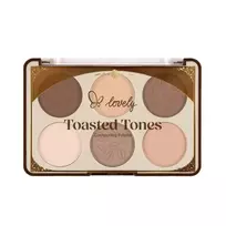 LOVELY_Toasted Tones Contouring Palette – veido kontūravimo paletė, 10 g
