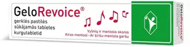GELOREVOICE vyšnios-mentolio kietosios pastilės N20