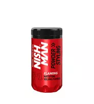 NISHMAN objemový stylingový pudr 20 g Powder Hair Styling Wax Flaming Plaukų vaškas