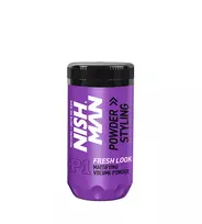 NISHMAN objemový stylingový pudr 20 g Powder Hair Styling Wax Fresh Plaukų vaškas