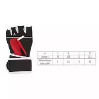 Neopreno pirštinės su geliu MASTERS RBB-N-MFE 13073-01M