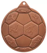 Plieninė futbolo medalis FI 50 MMC8850/B - Bronzos spalvos