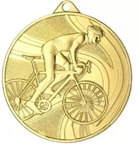 Auksinis medalis - dviračių sportas - plieno medalis
