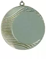Sidabrinis medalis su vieta 50 mm emblemai - plieno medalis