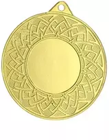 Auksinis medalis su vieta 25 mm ženkleliui - plieno