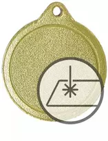 Medalis su graviravimu ant laminato